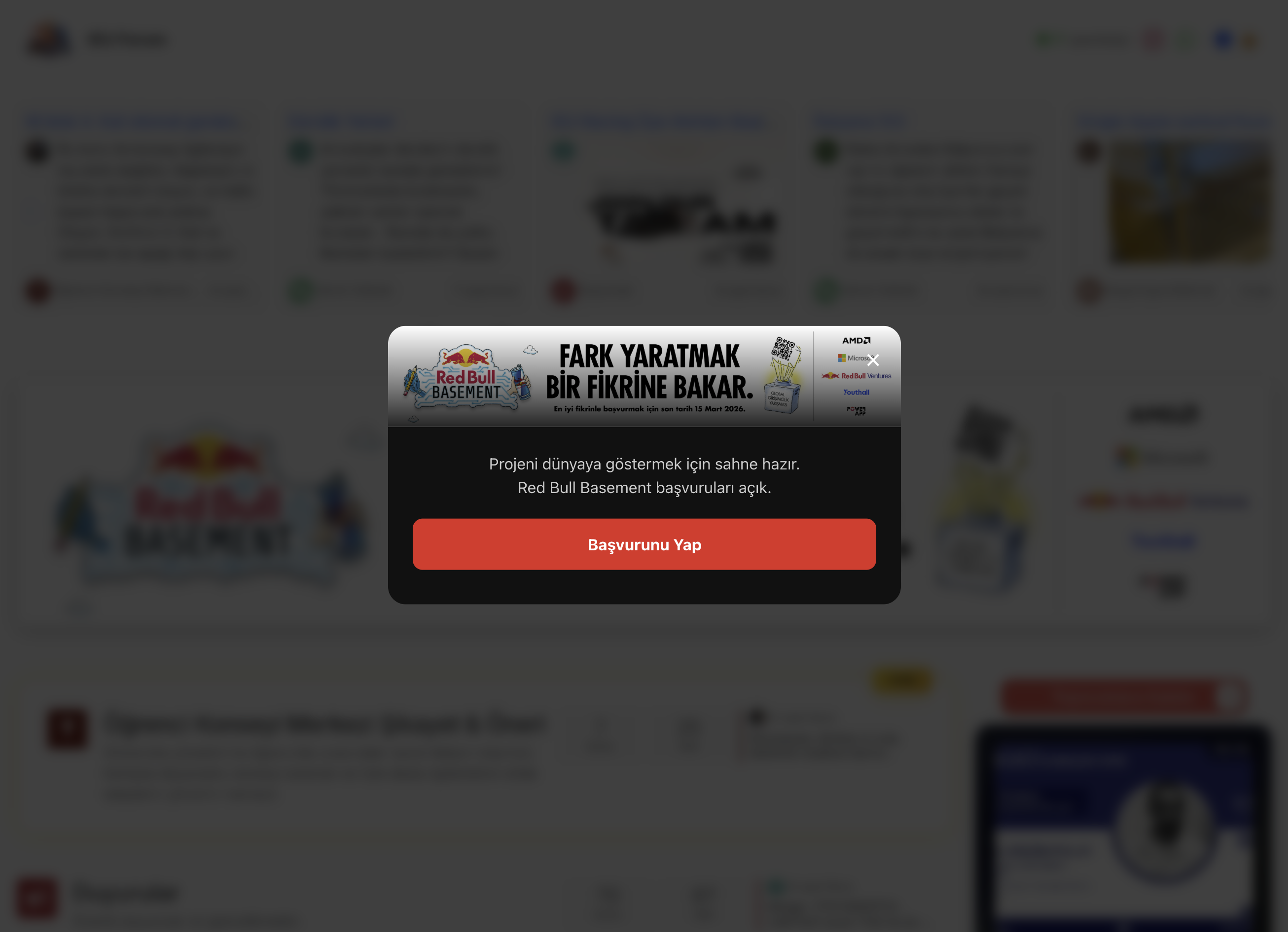 Red Bull Basement Popup